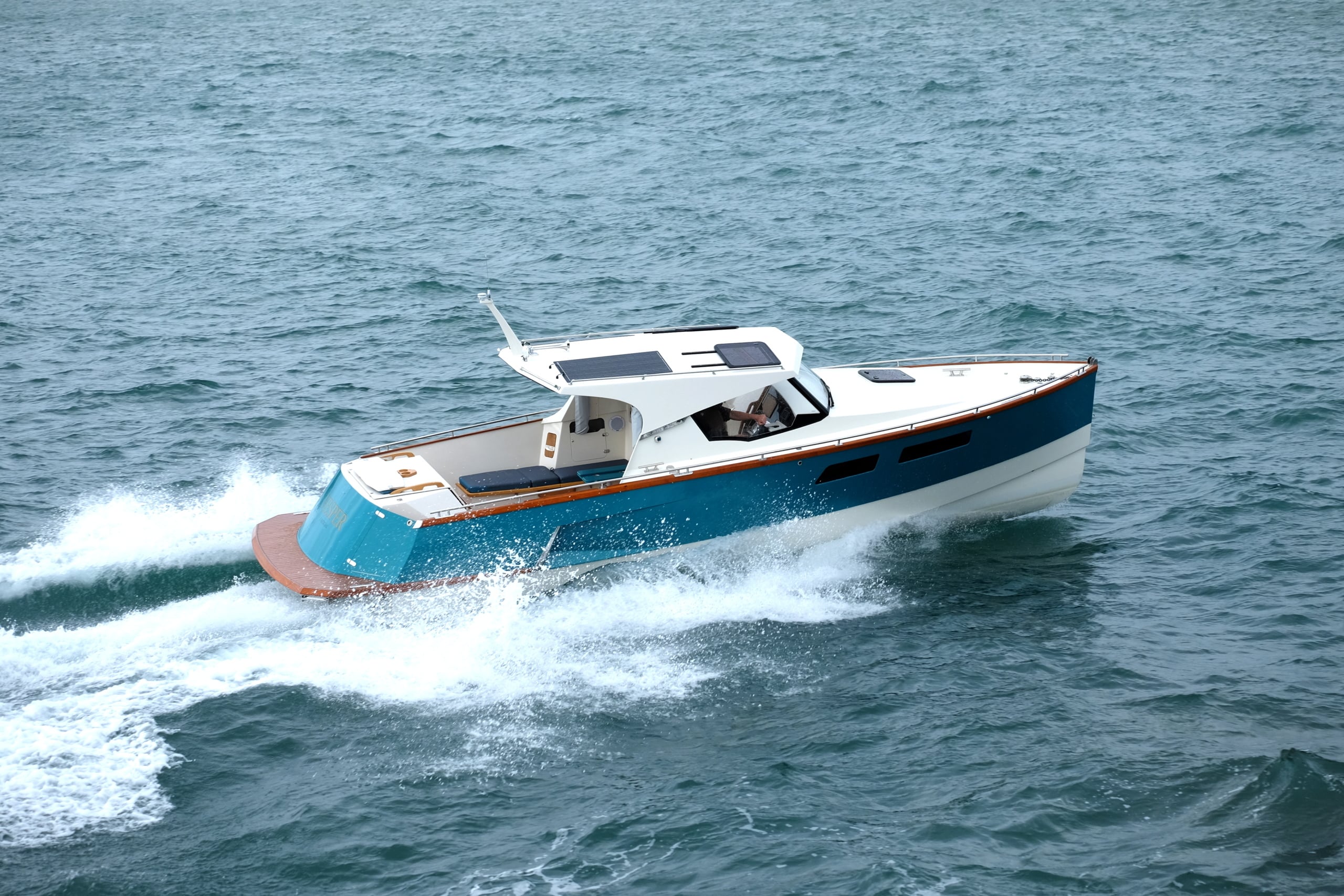 Swallow first powerboat