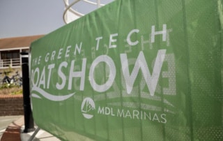 MDL Green Tech Boat Show banner