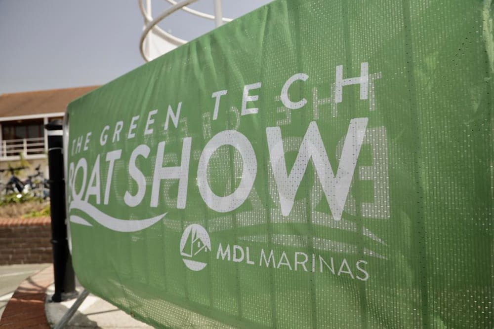 MDL Green Tech Boat Show banner