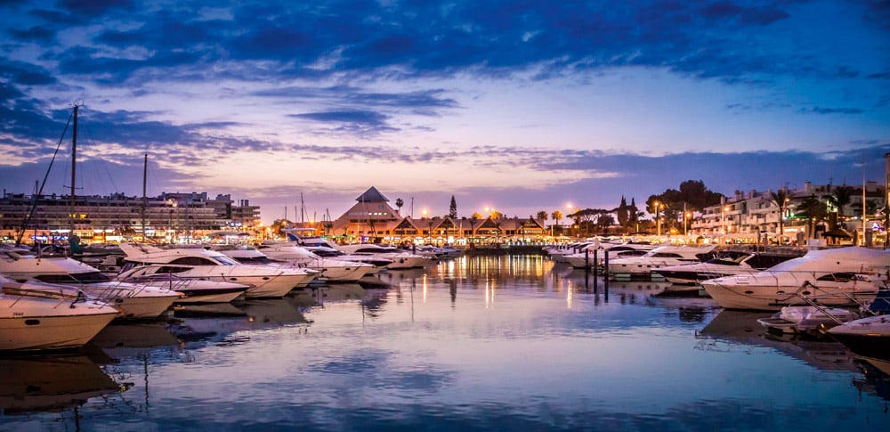 Vilamoura Marina sunset.© Iuri S Design - Shutterstock