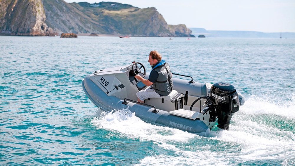 Exclusive sea-trial of a brand-new series of leisure RIBs by Ribcraft. Still in prototype form, this 350 model packs a punch.