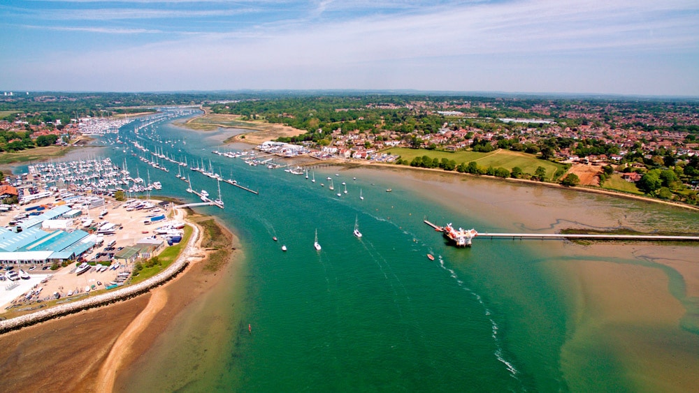 River,Hamble,Hampshire,Uk,England