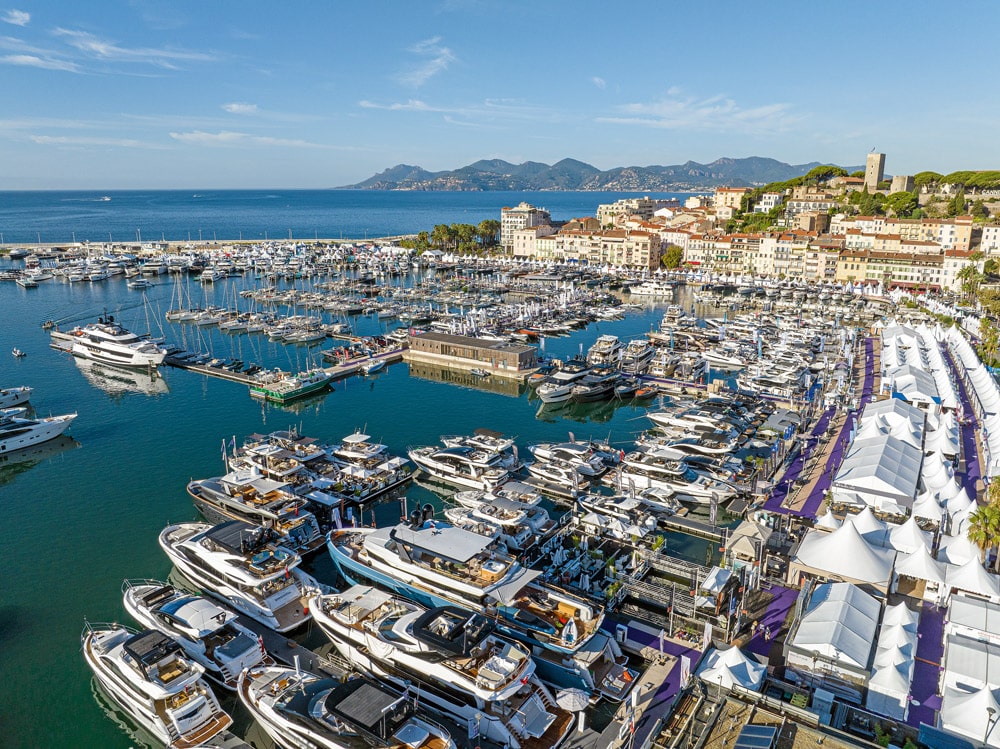 Cannes Yachting Festival - Aerial view