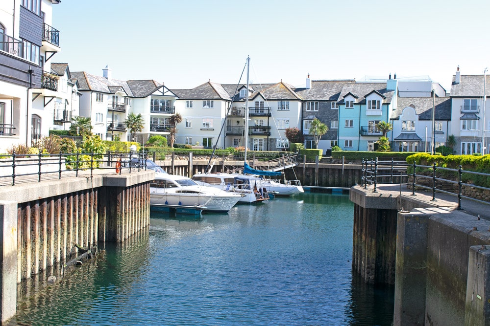 Pendennis Marina inner dock.