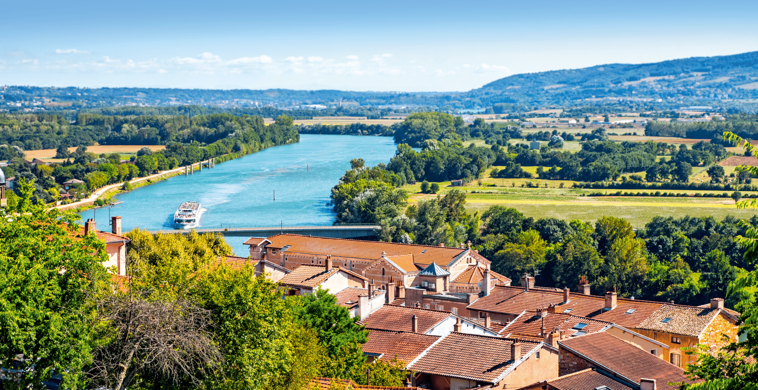 Pretty medieval town is located near Lyon city along Saone River - iStock/Gregory Dubos
