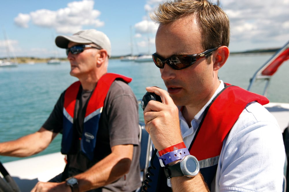 Make sure you know how to make a distress call - Courtesy: RYA.