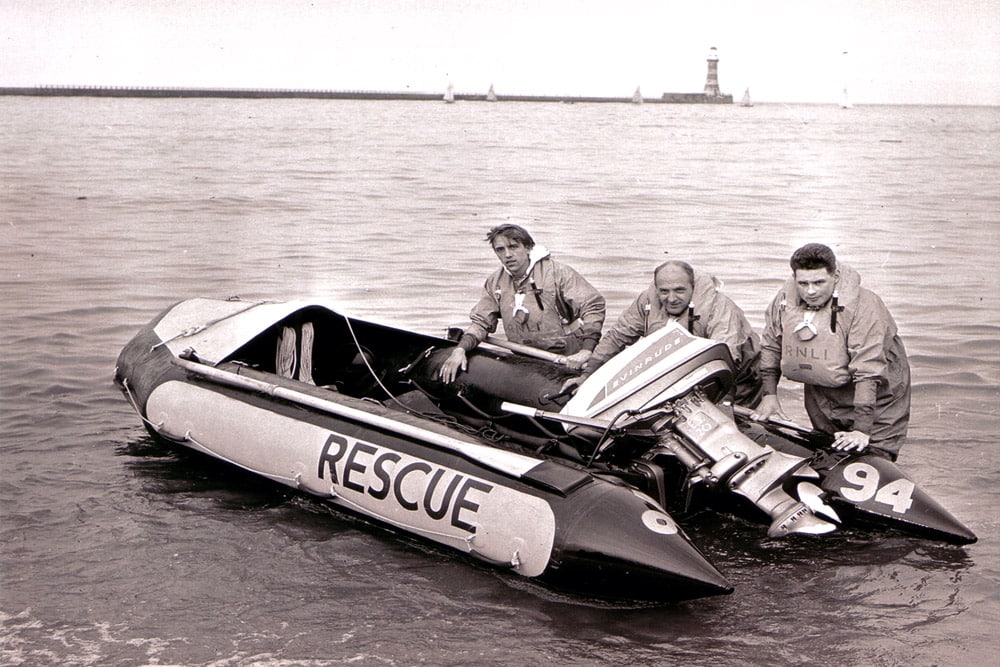 Sunderland Inshore Rescue Boat No 94. Taken in 1966, the year it went into service. Author - Paul Nicholson