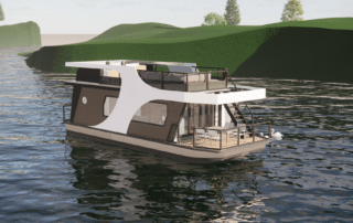 Prototype vessel Houseboat - Torqeedo - emission-free river cruises