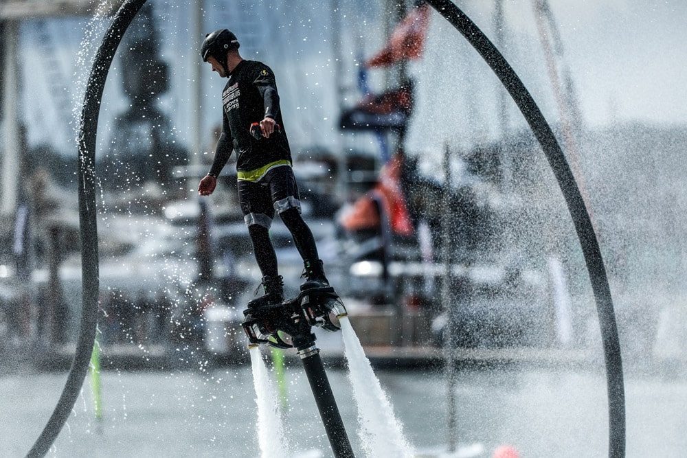 Flyboard - On the water stage - Southampton International Boat Show