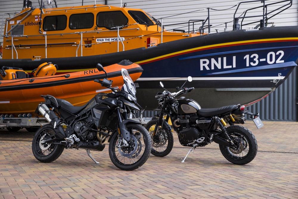 Daniel Craig Triumph bikes