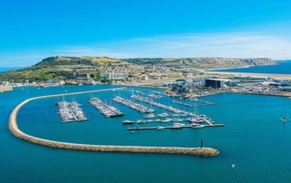 Photo credit Oliver Dickinson. Portland Marina