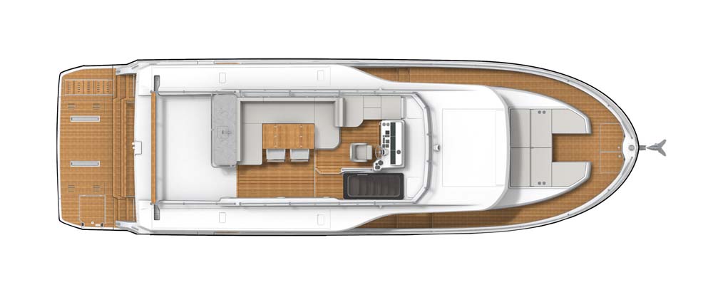Beneteau Swift Trawler 54 Layout