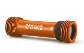 view of orange torch