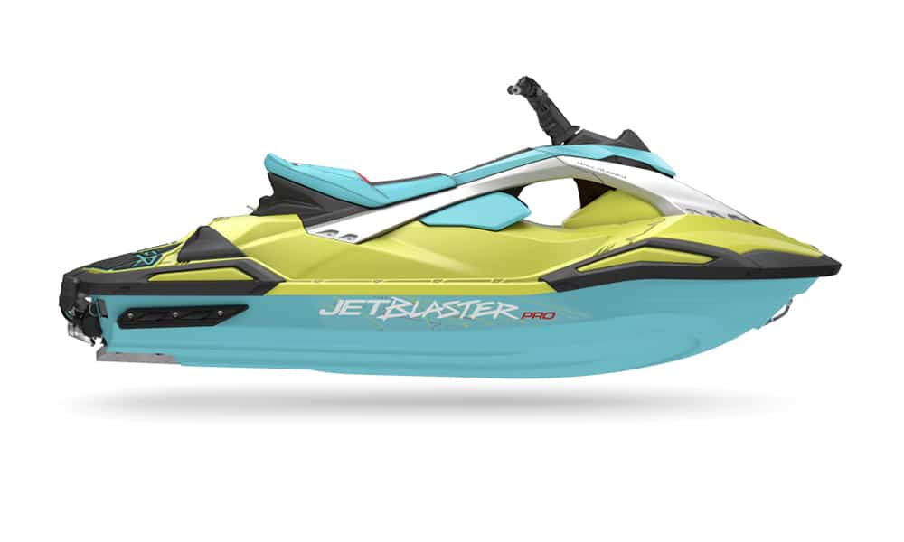 Side view image of JetBlaster Pro jet ski