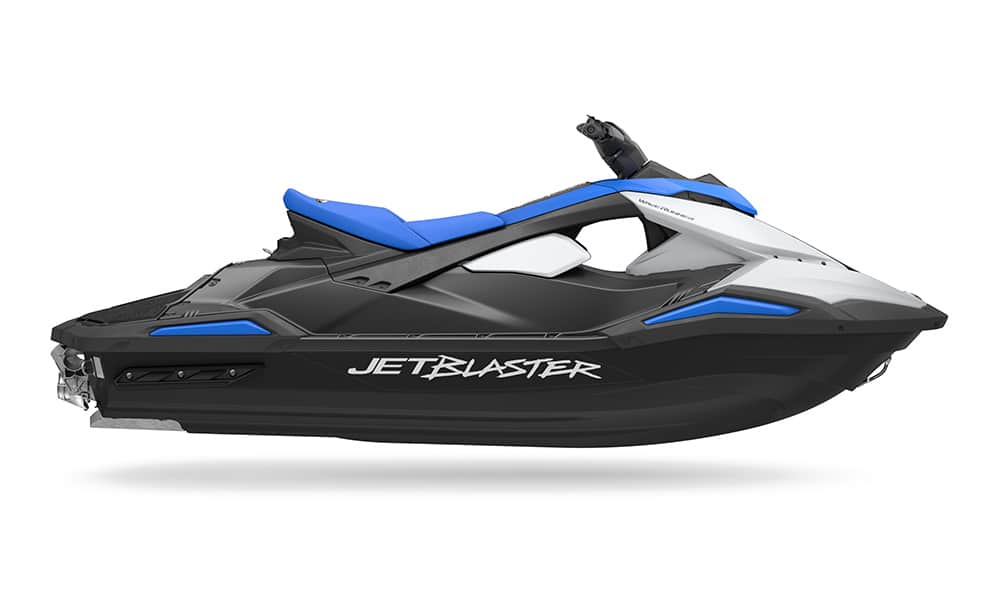 Side view of JetBlaster jet ski