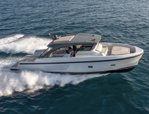 Bluegame BG54 at British Motor Yacht Show