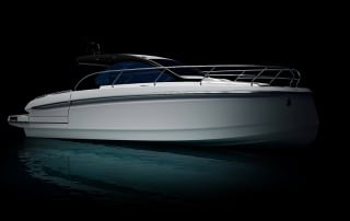 CAD image of a new model in Beneteau's Gran Truismo Range.