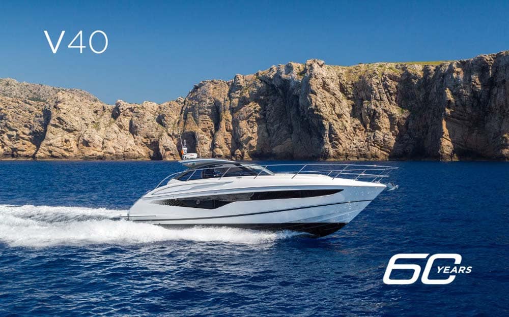 Princess Motor Yacht Sales – celebrating 60 years of Princess – will have six vessels on display including the special anniversary edition of the V40.
