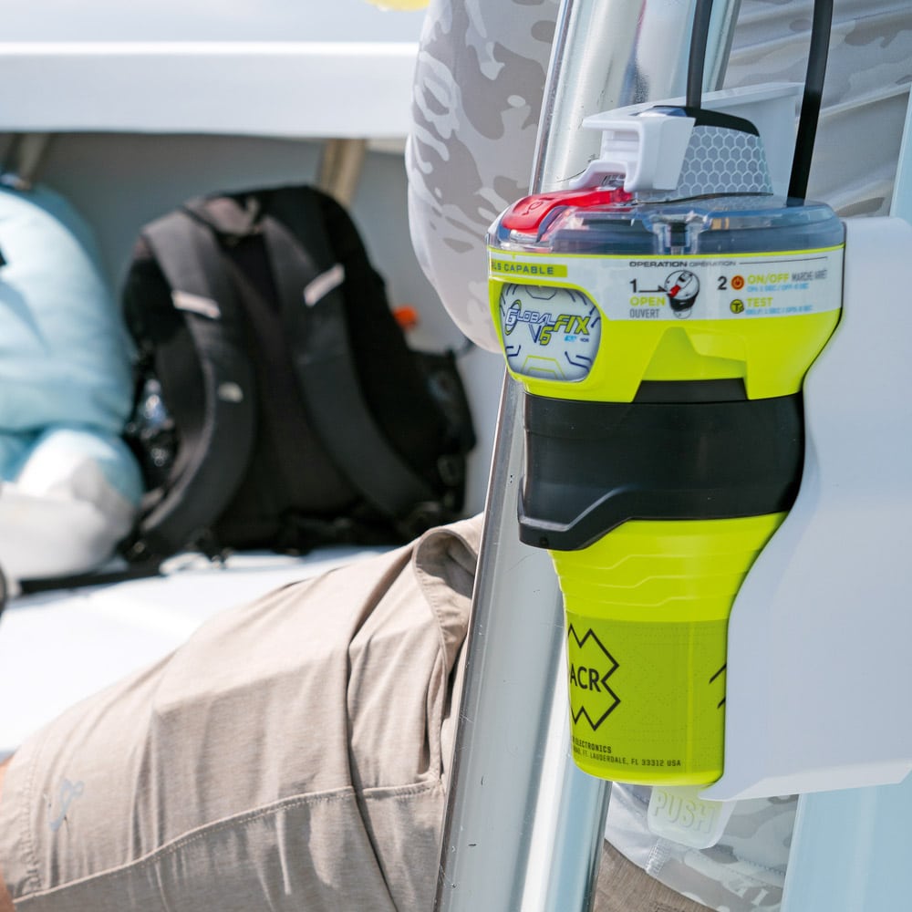 ACR GlobalFix V6 EPIRB - The Category 1 GlobalFix offers float-free security.