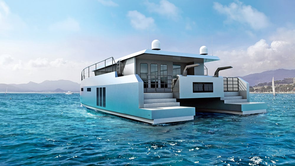 The zero.63 will have four large en-suite cabins. Archipelago Zero.63