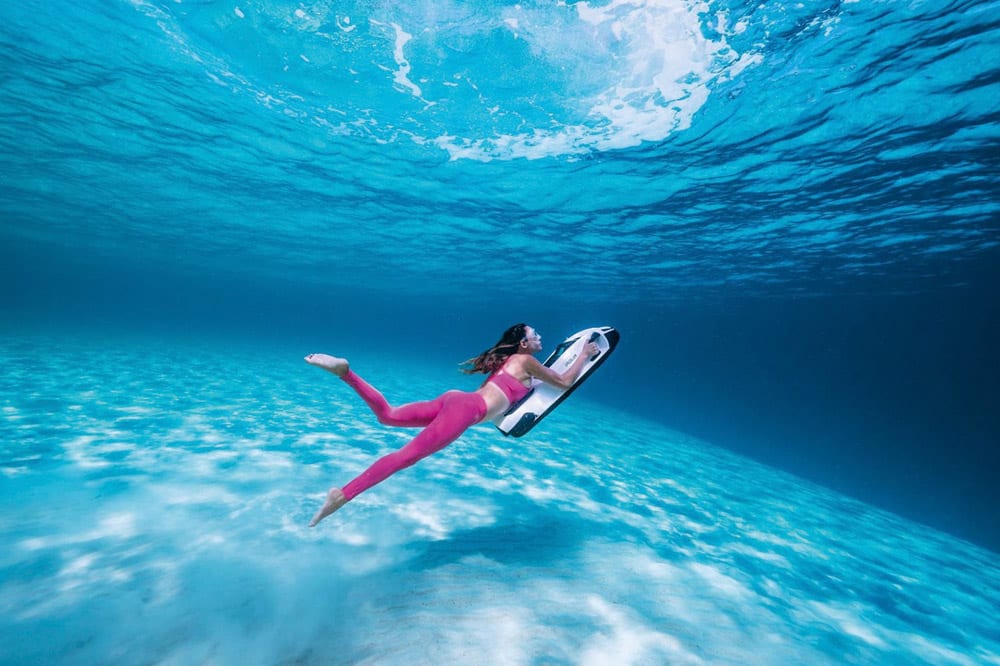 High levels of thrust mean you can rapidly reach depth.