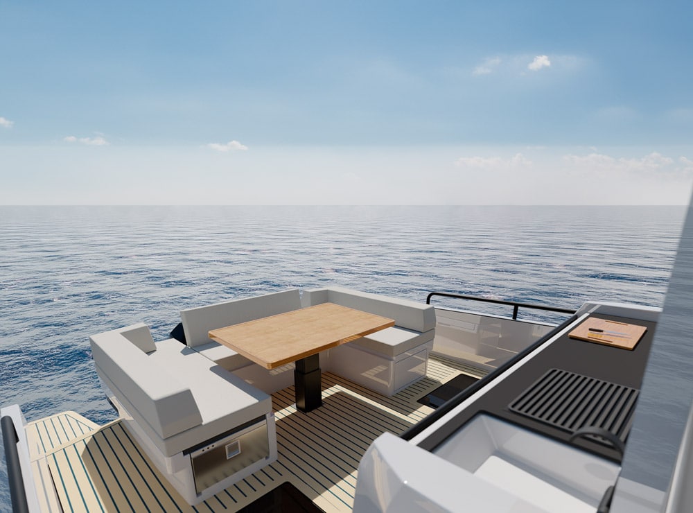 Typically innovative – sunbed or dining table.
