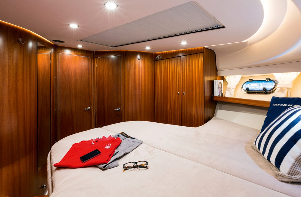The mahogany joinery option.