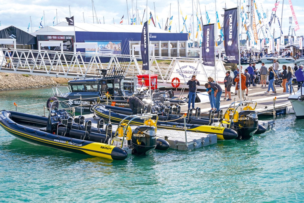Public RIB rides provided by Solent RIB Charter and sponsored by Suzuki Marine GB