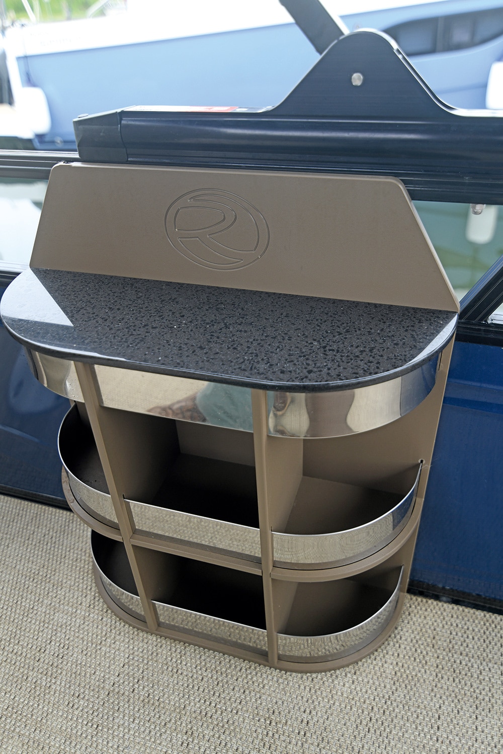 Regency 250 LE3 Sport Pontoon Boat. The fit and finish is very good.