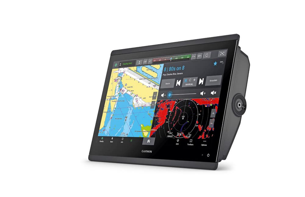 With little depth and a slim bezel, this Garmin MFD is easily accommodated.