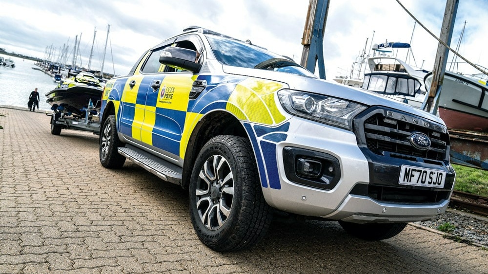 Essex Police Marine Unit at Burnham on Crouch.