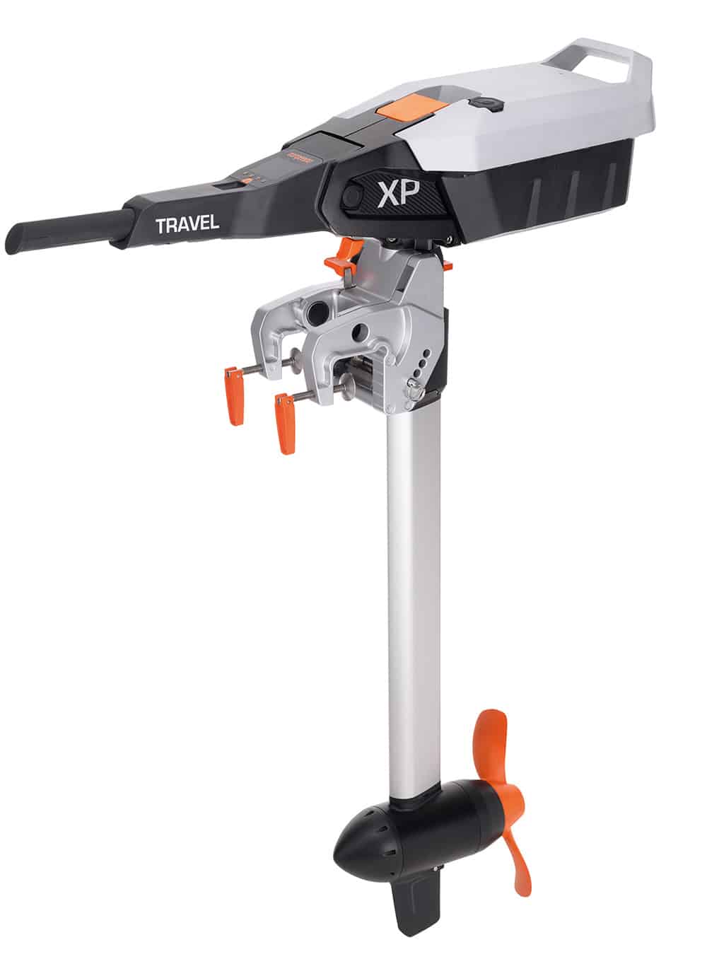 Torqeedo Travel Outboards. The Travel Power Package in long-shaft form is a small boat engine in its own right.