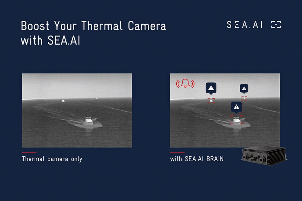 The Brain from SEA.AI. With or without AI in thermal mode.