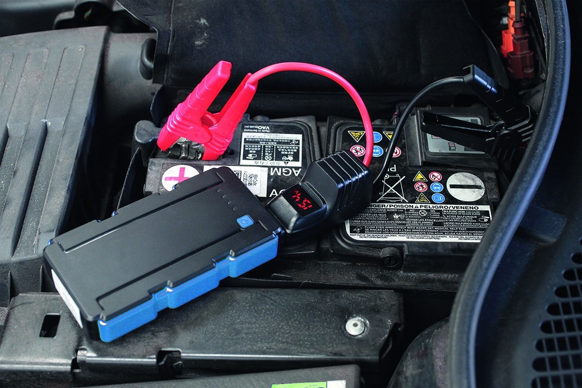Laser Jump Starter pack can start a 4.5L petrol engine
