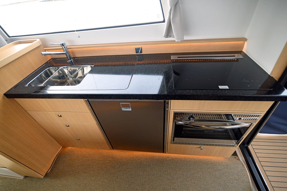 Light oak is one of the joinery options