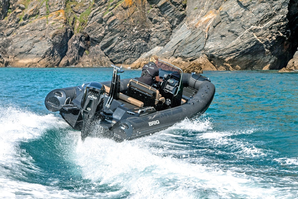 The BRIG Eagle is a safe stable craft, with the underway experience being sporty and fun.