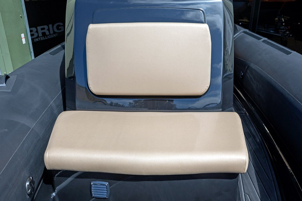 Forward facing centre console seat on the BRIG Eagle
