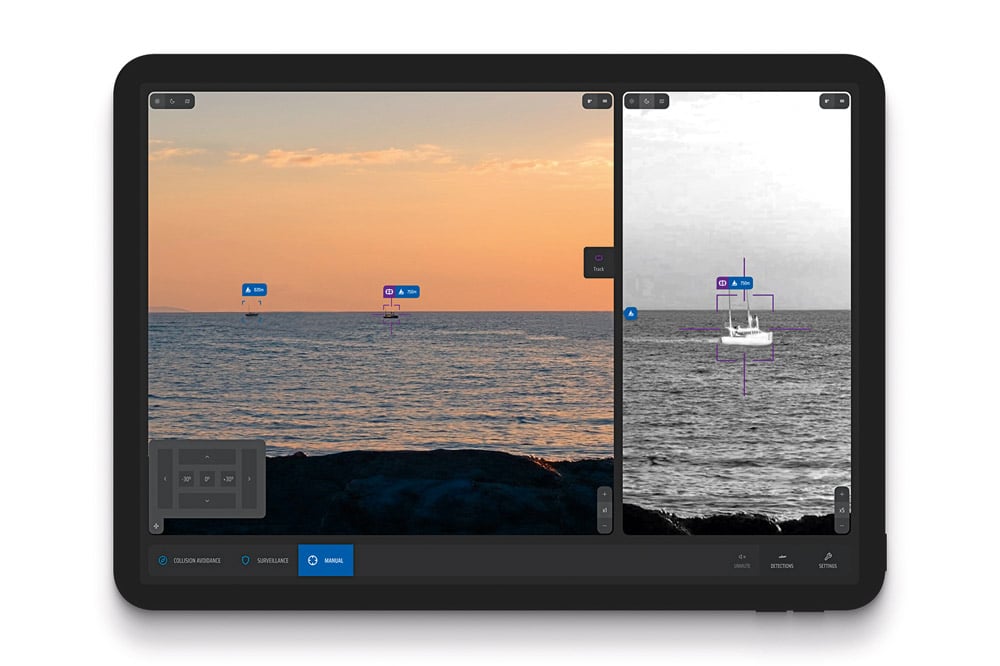 The Brain from SEA.AI. It can zoom in on distant targets.