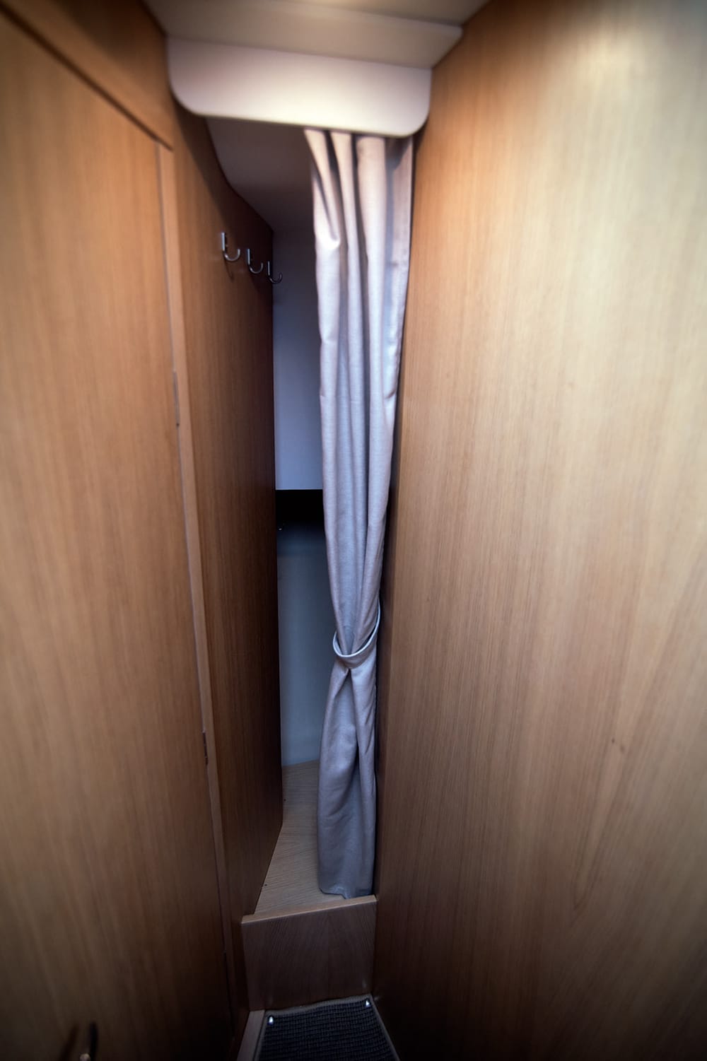 The all-important oilskin locker