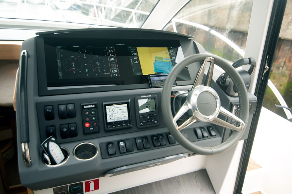 The dash can house twin 12inch MFDs