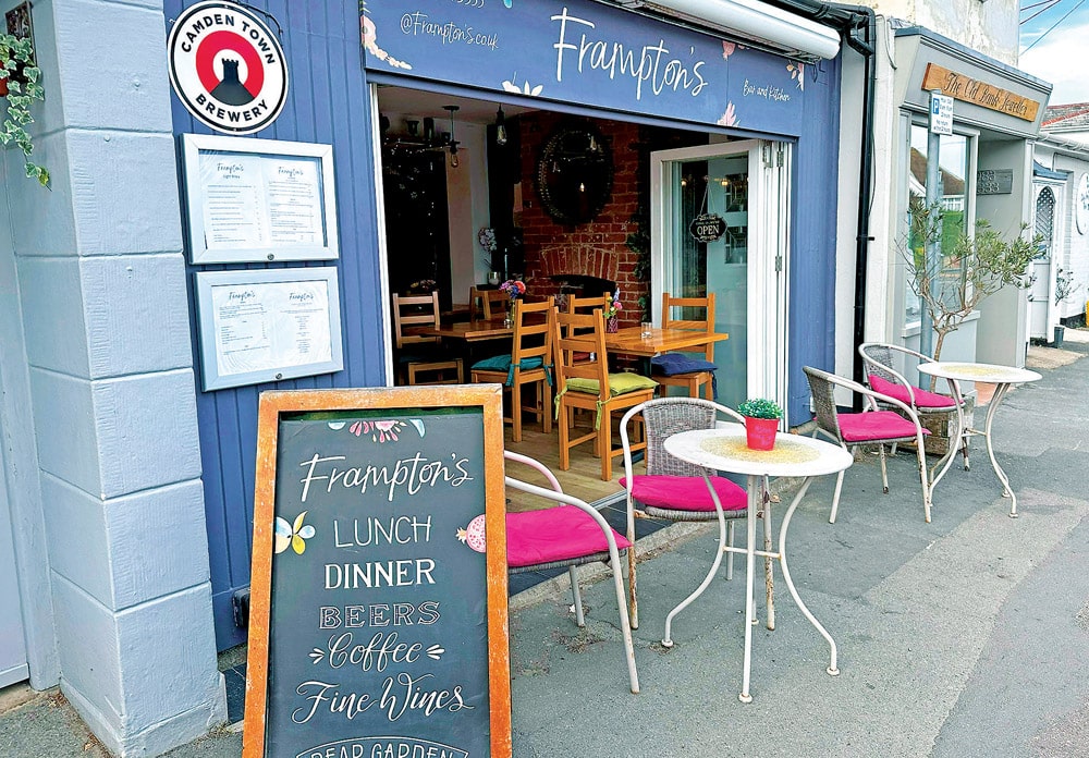 A warm welcome at Framptons.