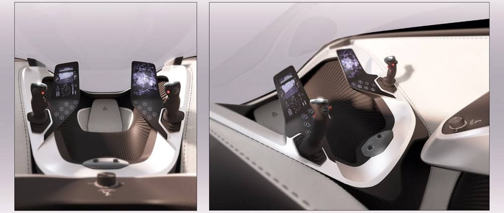 ACRO Seacraft - Dual Side- screens HMI for enhanced enviroment visibility. Dual joystick operation - No pedals required