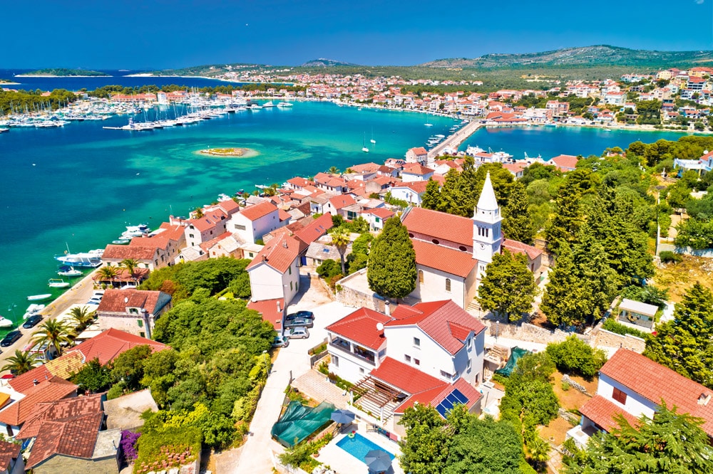 The Adriatic town of Rogoznica, central Dalmatia region of Croatia © iStockphoto/xbrchx