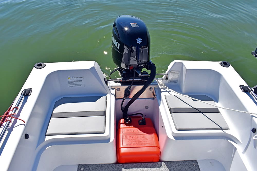 Although basic, the uncluttered cockpit offers spacious seating.