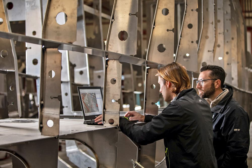 The team behind the design are the award-winning Chartwell Marine. The flexibility of an aluminium design allows full customisation of the vessel.