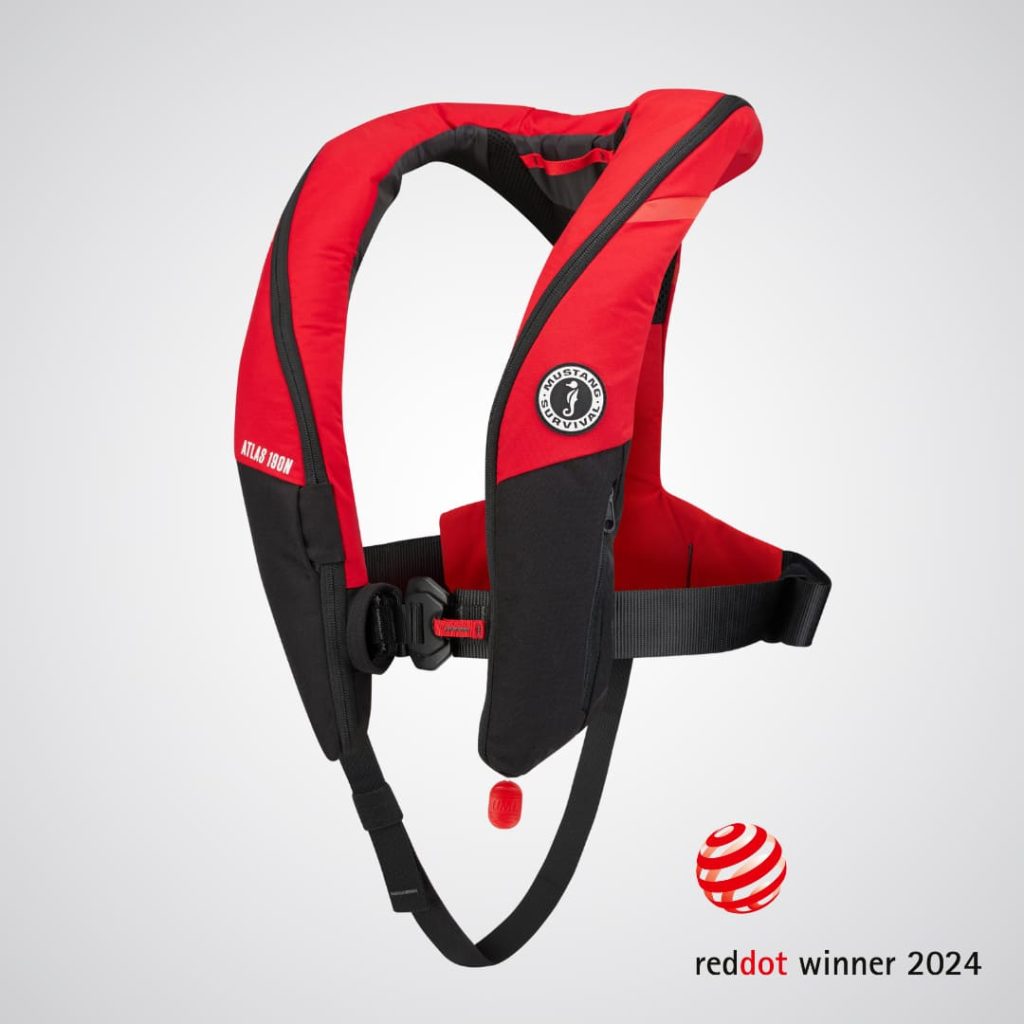 Mustang Survival’s Atlas 190 Pro Sensor Life Jacket Wins Red Dot Award for Outstanding Product Design
