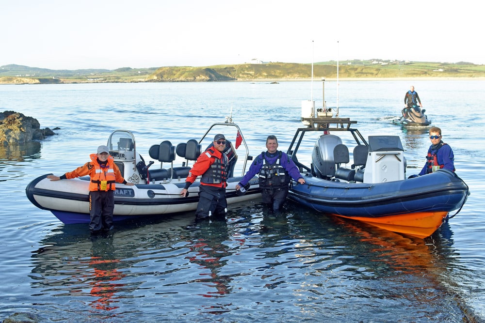 Back home ready to recover the boats.