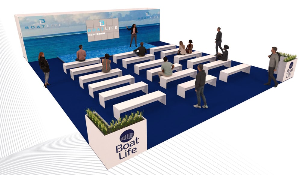 BoatLife 25 Main Stage - boatlife boat show.
British Marine