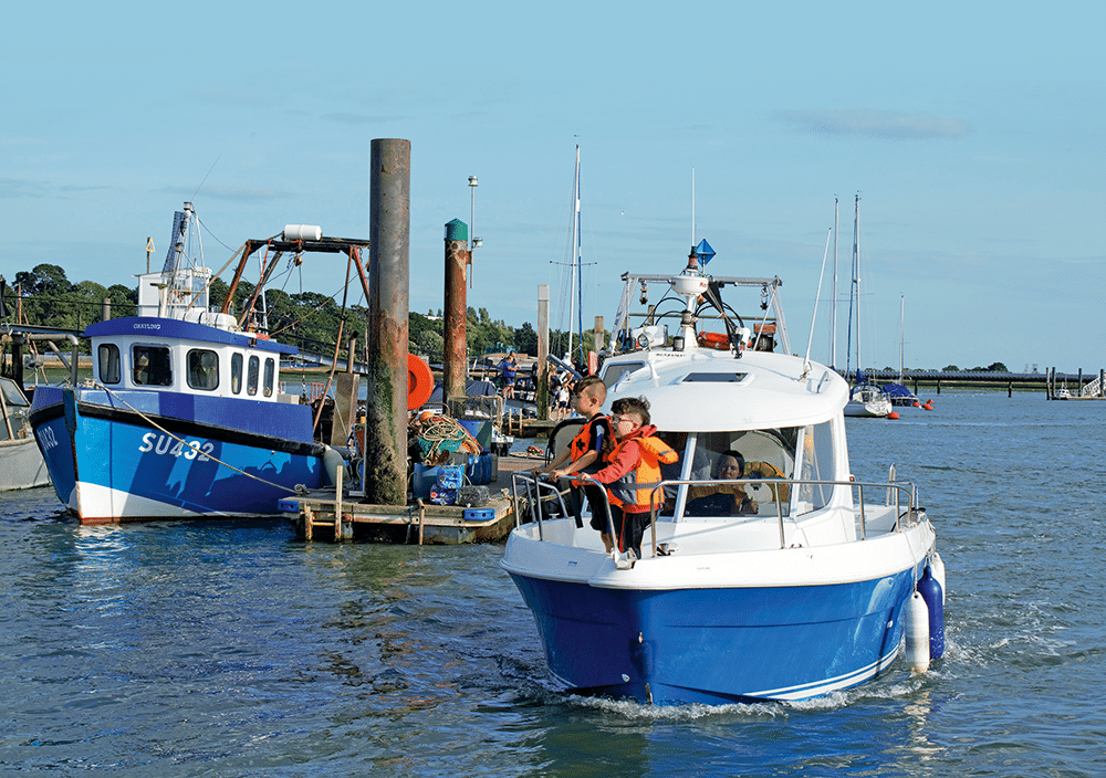 Looking forward to a fish supper at the Rising Sun in Warsash