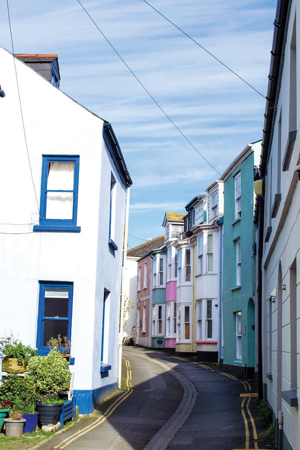 The prettiest cottages in Irsha St, Appledore